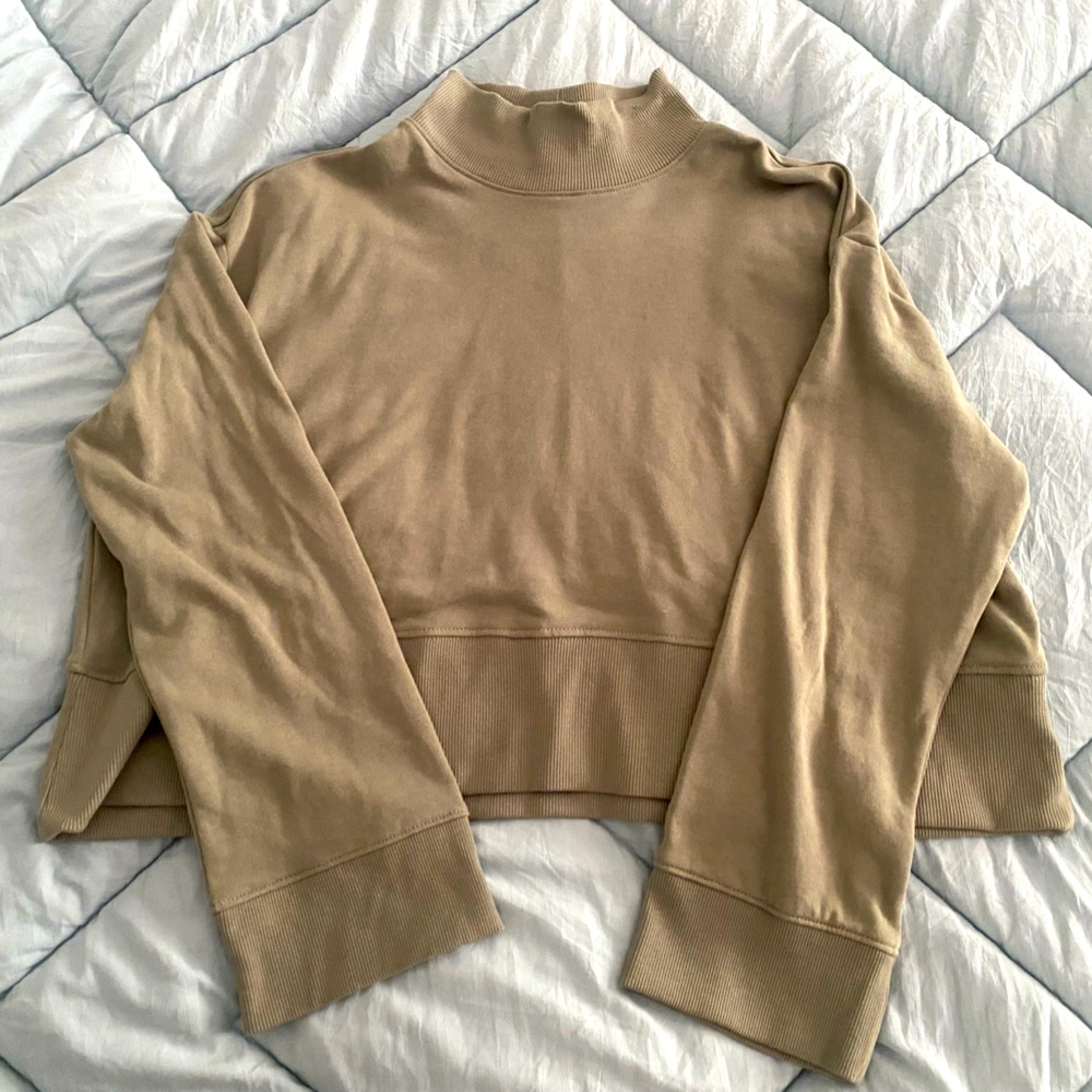 Sonoma Olive Green Ribbed Top